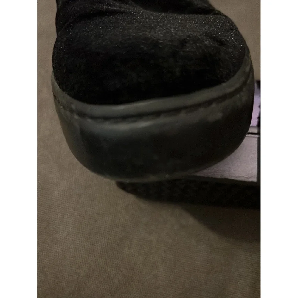 Free People Varsity Velvet Slip on Sneakers size 37/ US 6.5
